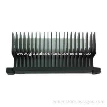 76*30*23mm Black Anodized Extruded Aluminum Heat-sink, OEM/ODM Services Welcomed